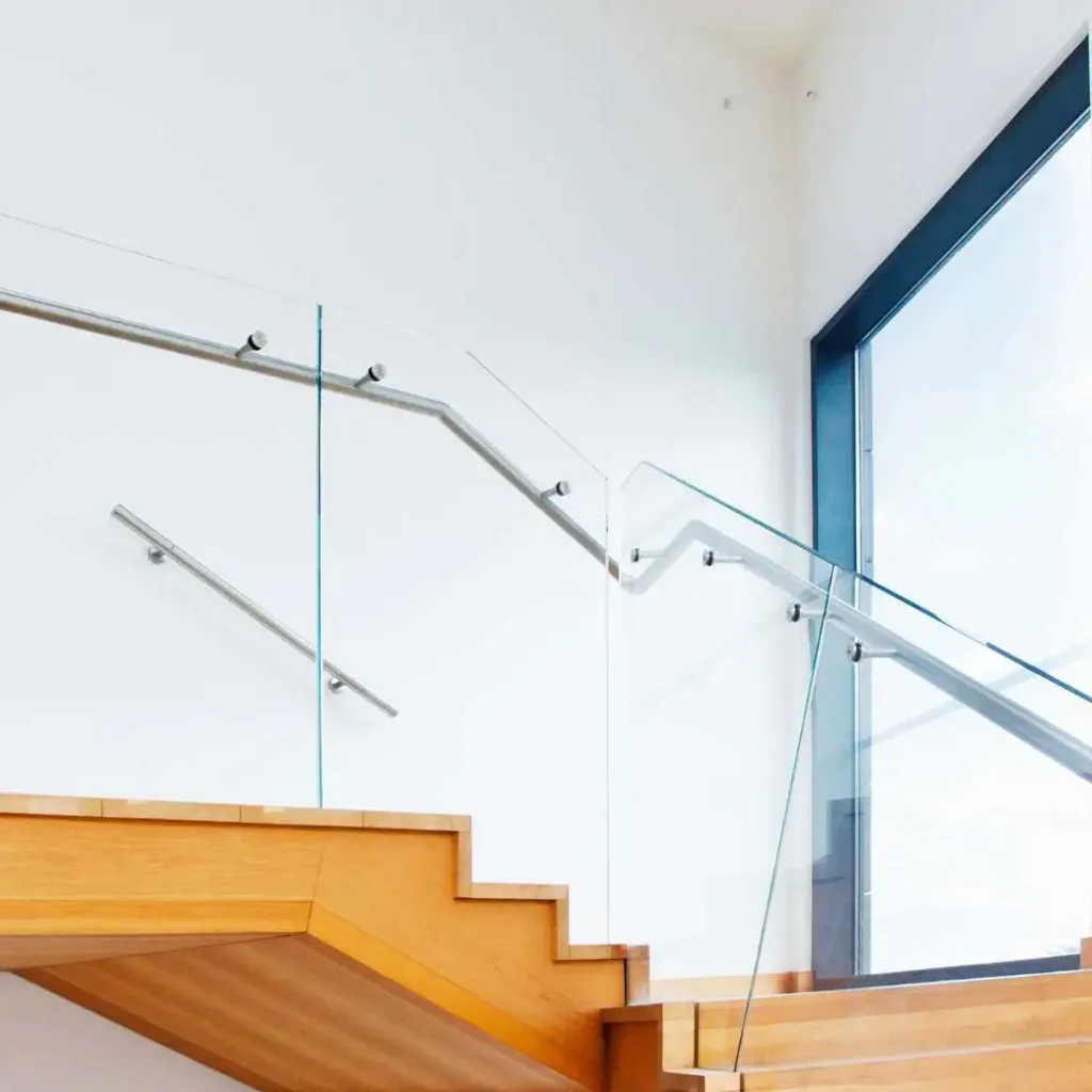 Interior glass partition wall, commercial fit-out