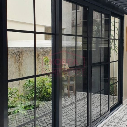French type Aluminum Sliding Doors installed on a residence house in Taguig City